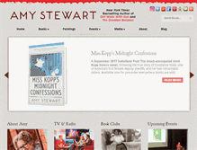 Tablet Screenshot of amystewart.com